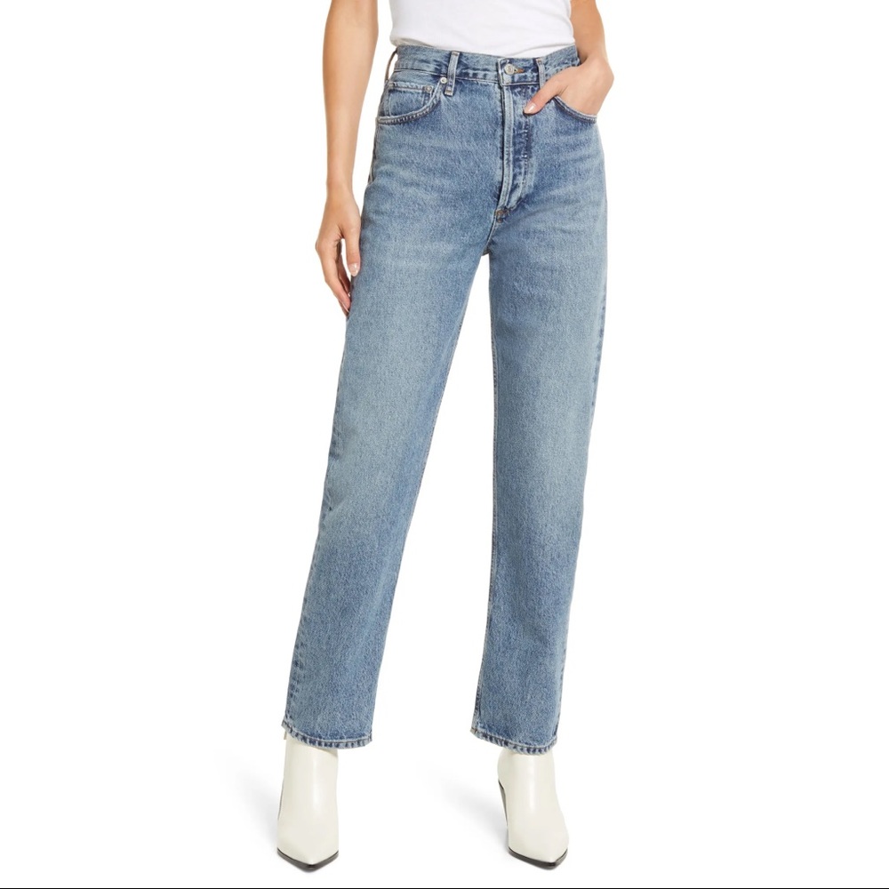 Agolde 90s pinch waist jeans in Navigate, Size 28, barely worn